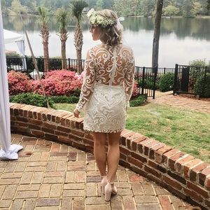 White Lace Finders Keepers Dress